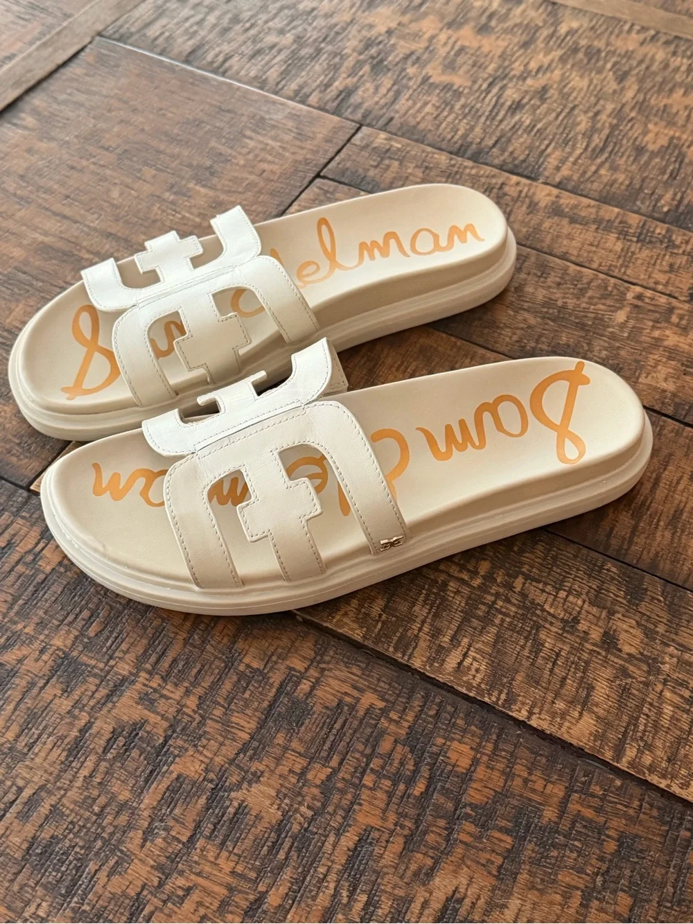 Sam Edelman Women’s Valeri Cream Slide Sandals